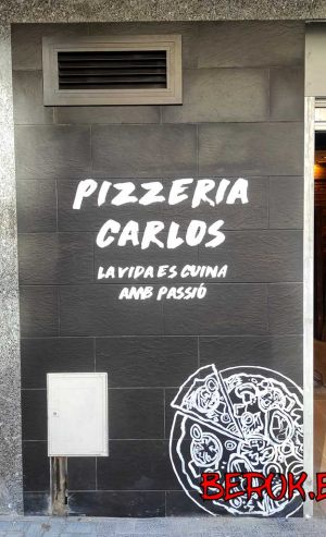 rotulacion pizzeria carlos